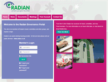 Tablet Screenshot of governance.radian.co.uk